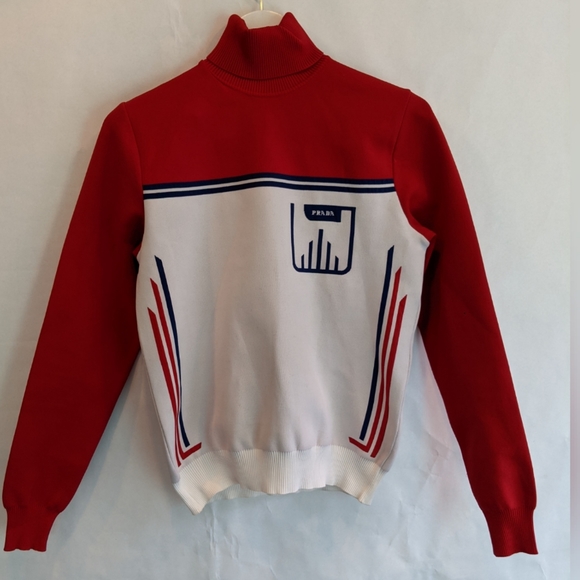 Prada logo sweater S(IT36) BNWT - Picture 4 of 11